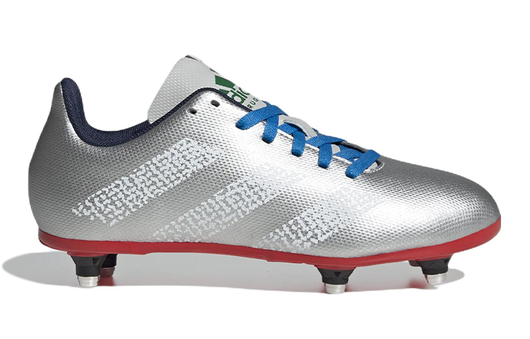 Order 兒童 adidas Rugby SG 靴子 舒適耐磨橄欖球鞋 銀灰色