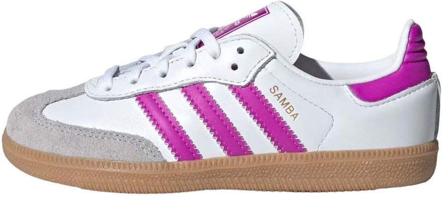 (Preschool) adidas Samba OG C 'White Purple Burst Gum' IE8848 Buy (Preschool) adidas Samba OG C 'White Purple Burst Gum' IE8848