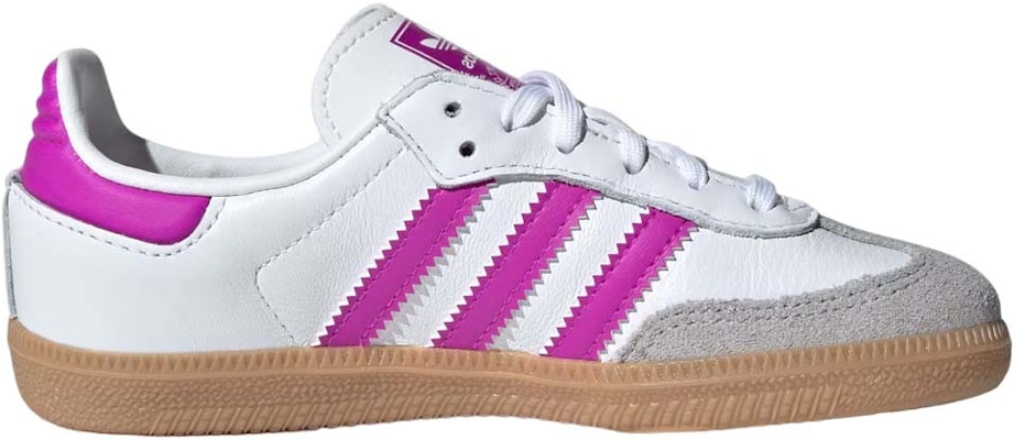 (Preschool) adidas Samba OG C 'White Purple Burst Gum' IE8848 Order (Preschool) adidas Samba OG C 'White Purple Burst Gum' IE8848