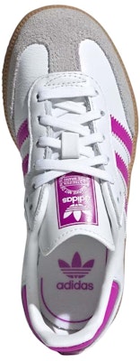 (Preschool) adidas Samba OG C 'White Purple Burst Gum' IE8848 Purchase (Preschool) adidas Samba OG C 'White Purple Burst Gum' IE8848