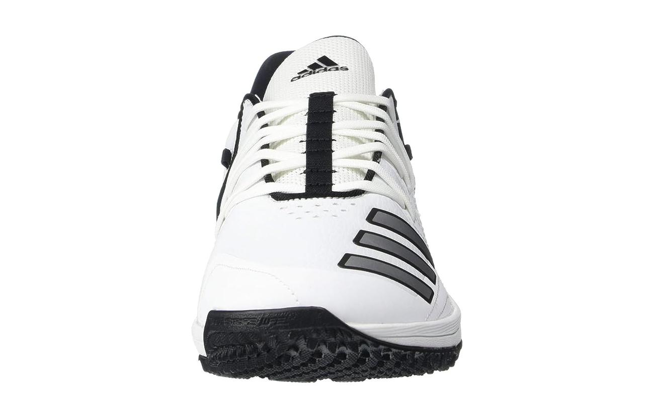 Shop 大童 adidas 人造草皮 防滑減震耐磨 低筒 兒童足球鞋 黑白