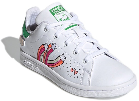 中童 adidas originals StanSmith C 低筒 板鞋 白綠紅 Lookbook 中童 adidas originals StanSmith C 低筒 板鞋 白綠紅