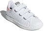 Lookbook (PS) adidas Stan Smith CF J 'Putih Metalik' AQ6273