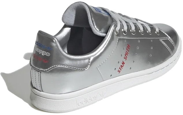 (PS) 阿迪达斯 Stan Smith J '银色金属' FW8062 Lookbook (PS) 阿迪达斯 Stan Smith J '银色金属' FW8062