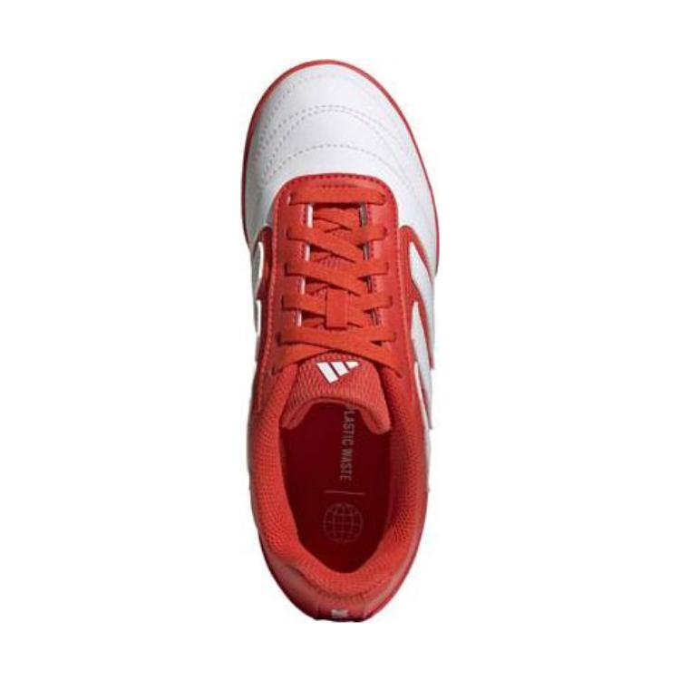 Shop 兒童 adidas Super Sala 2 舒適 防滑耐磨 兒童足球鞋 紅色