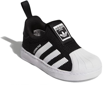 (PS) 阿迪达斯 Superstar 360 J '黑色' 童鞋 EF0891 Lookbook (PS) 阿迪达斯 Superstar 360 J '黑色' 童鞋 EF0891