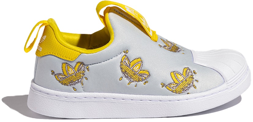 中童 adidas originals Superstar 低筒 兒童板鞋 灰黃色 Order 中童 adidas originals Superstar 低筒 兒童板鞋 灰黃色