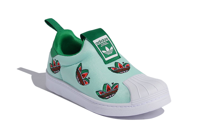 Lookbook (PS) 阿迪达斯 Superstar 360 J '西瓜'款 童鞋 FY4368