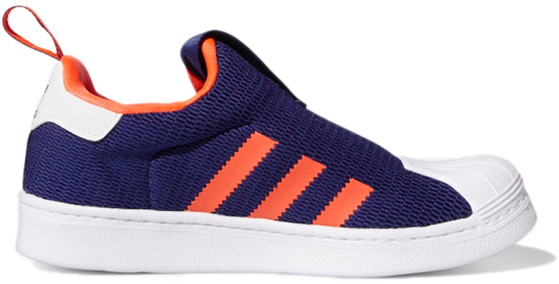 中童 adidas originals Superstar 360 休閒 防滑耐磨 低筒 兒童板鞋 藍橙 Order 中童 adidas originals Superstar 360 休閒 防滑耐磨 低筒 兒童板鞋 藍橙