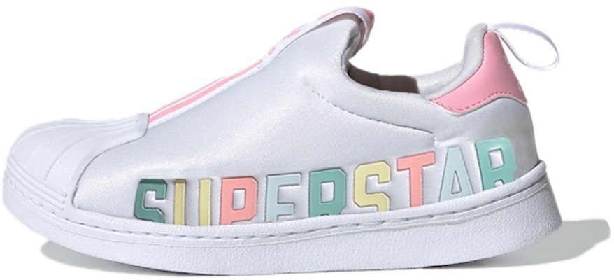中童 adidas originals Superstar 360 X C 低筒 板鞋 白粉 Buy 中童 adidas originals Superstar 360 X C 低筒 板鞋 白粉