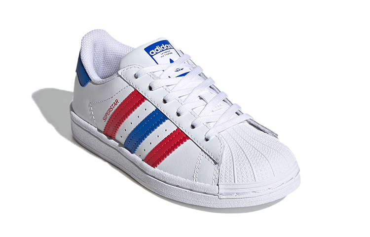 Lookbook (PS) 아디다스 슈퍼스타 '화이트 블루 스칼렛' FW5850