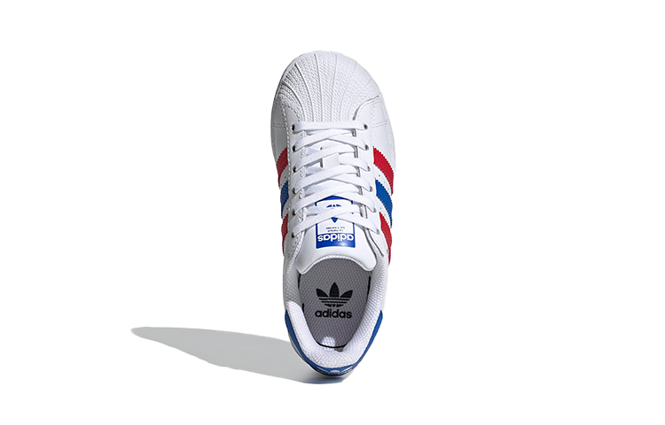 Purchase (PS) 아디다스 슈퍼스타 '화이트 블루 스칼렛' FW5850