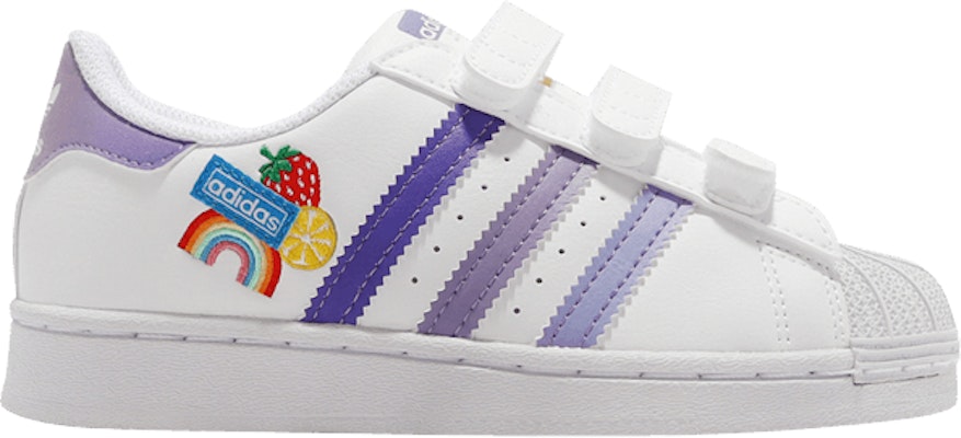 (PS) adidas Superstar CF 'Buah & Patch Pelangi' GY3314 Buy (PS) adidas Superstar CF 'Buah & Patch Pelangi' GY3314