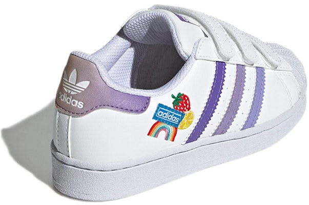 (PS) adidas Superstar CF 'Buah & Patch Pelangi' GY3314 Shop (PS) adidas Superstar CF 'Buah & Patch Pelangi' GY3314