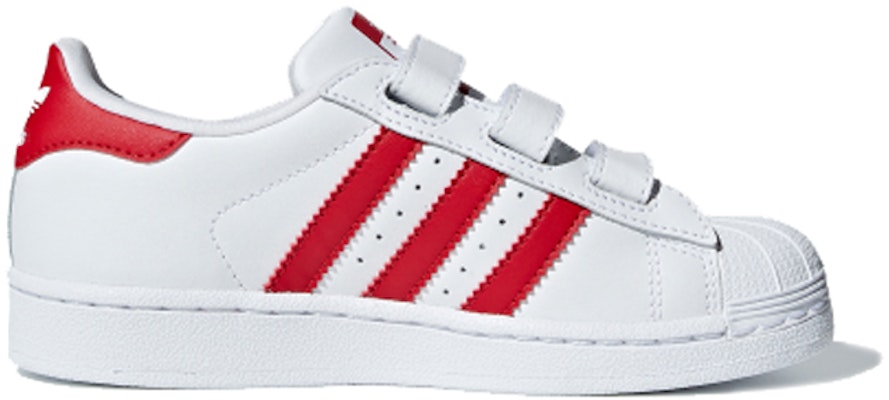 (PS) adidas Superstar CF C 'Merah Menyala' CG6622 Order (PS) adidas Superstar CF C 'Merah Menyala' CG6622