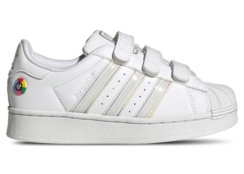 (Preschool) adidas Superstar Comfort Closure C 'LED Lights Pack - White' JI0509
