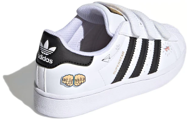 (PS) 아디다스 슈퍼스타 J '걸스 룰 - 화이트' FZ0615 Shop (PS) 아디다스 슈퍼스타 J '걸스 룰 - 화이트' FZ0615