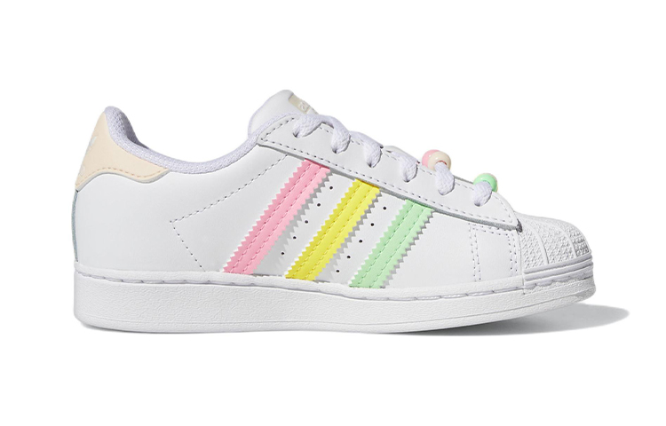 (PS) adidas Superstar Little Kid 'Cloud White Beam' 圖 2