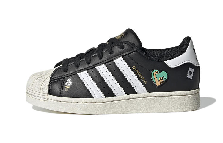 (PS) adidas Superstar Little Kid 'Empowering Graphics - Black'
