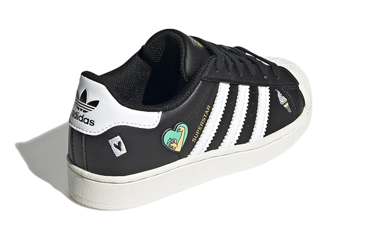 (PS) adidas Superstar Little Kid 'Empowering Graphics - Black' 圖 4