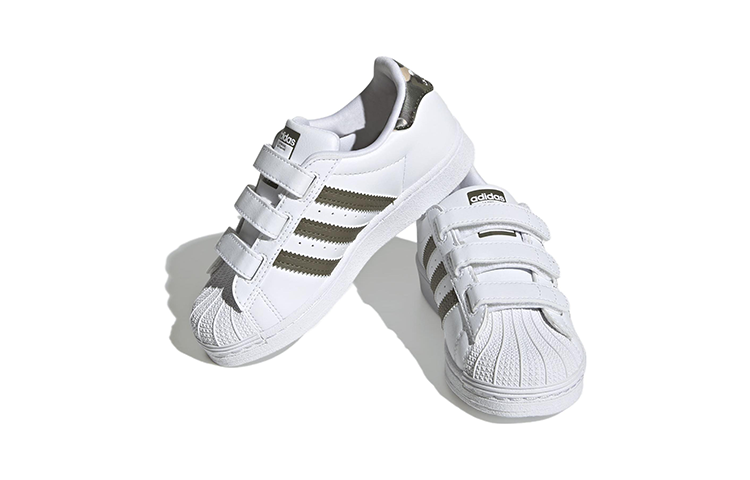 Lookbook (PS) 阿迪达斯 Superstar 小童 '白色迷彩' HQ4285