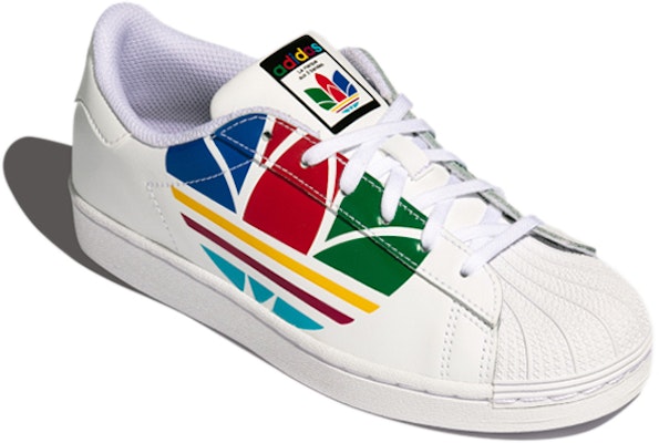 (PS) 아디다스 슈퍼스타 퓨어 J '컬러풀 트레포일 - 클라우드 화이트' FW4008 Lookbook (PS) 아디다스 슈퍼스타 퓨어 J '컬러풀 트레포일 - 클라우드 화이트' FW4008