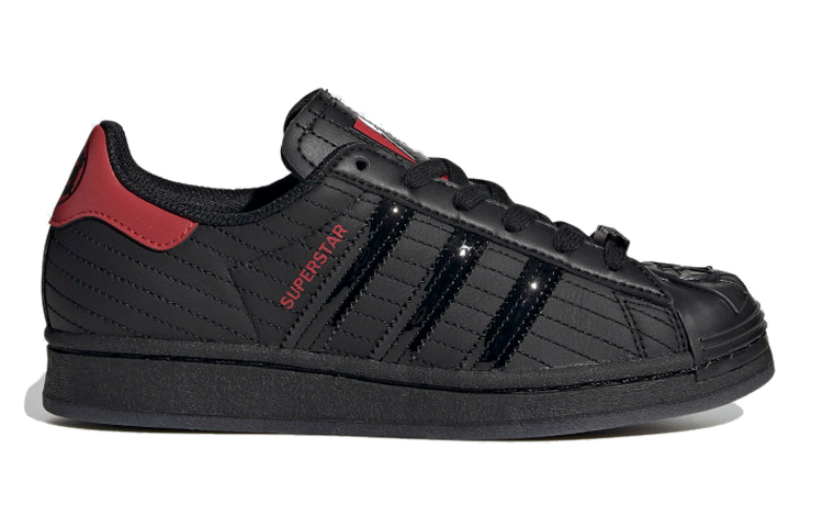 Order 大童 Star Wars x adidas originals Superstar J 低幫 兒童板鞋 黑紅