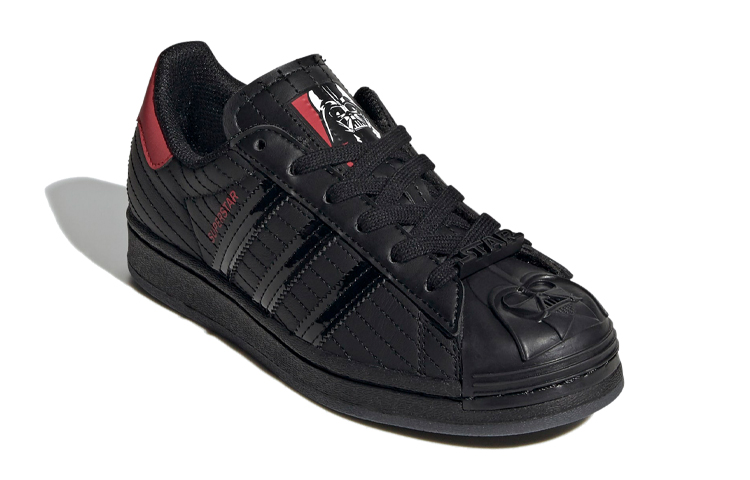 Lookbook 大童 Star Wars x adidas originals Superstar J 低幫 兒童板鞋 黑紅