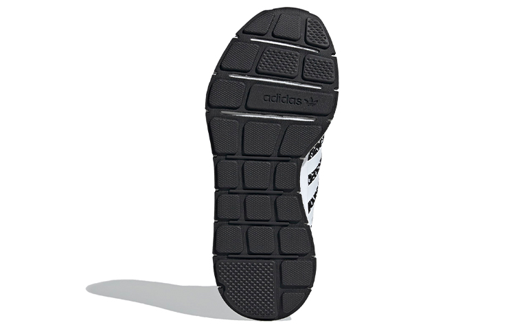 (Youth) adidas Swift Run J 'Black White' 圖 6