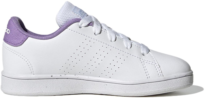 (Preschool) Adidas Tennis Advantage Lifestyle Court 'White Violet Fusion' H06181 Order (Preschool) Adidas Tennis Advantage Lifestyle Court 'White Violet Fusion' H06181