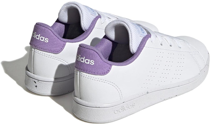 (Preschool) Adidas Tennis Advantage Lifestyle Court 'White Violet Fusion' H06181 Lookbook (Preschool) Adidas Tennis Advantage Lifestyle Court 'White Violet Fusion' H06181
