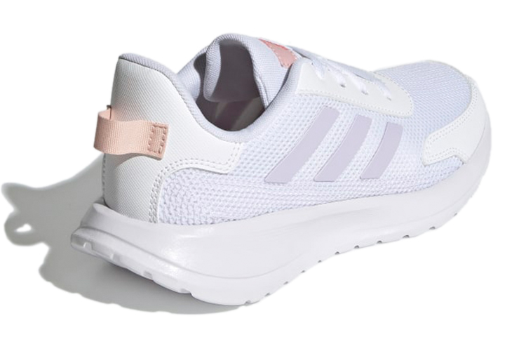 Shop 兒童 adidas Tensaur K 舒適防滑運動跑步鞋 白紫色
