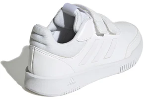 Shop 中童 adidas Tensaur Sport 2.0 C 防滑減震 低筒 板鞋 白