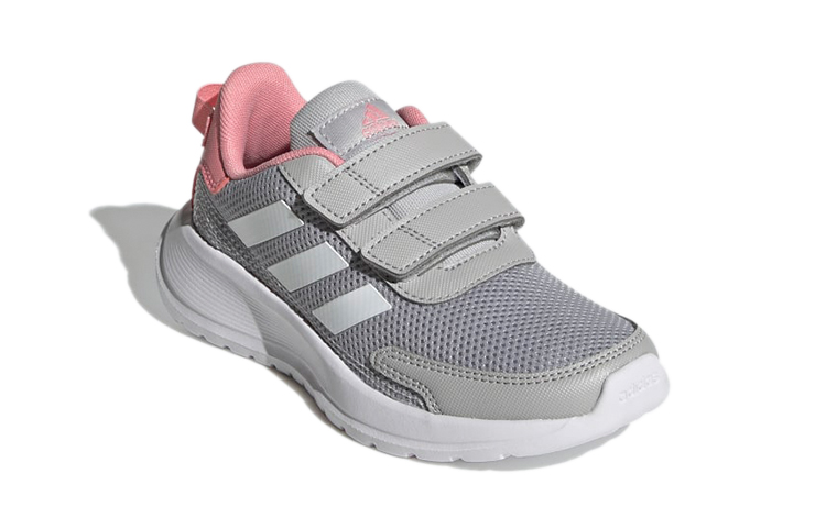 Lookbook 【BP幼童】adidas Tensor 魔術貼 防滑耐磨 低筒跑步鞋 灰粉