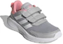 Lookbook 【BP幼童】adidas Tensor 魔術貼 防滑耐磨 低筒跑步鞋 灰粉