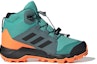 Order (PS) adidas Terrex Mid Gore-Tex K 'Biru Jingga Warna Blok' FX4167