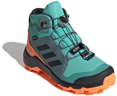 (Preschool) adidas Terrex Mid Gore-Tex K 'Blue Orange Color Block' FX4167 Lookbook (Preschool) adidas Terrex Mid Gore-Tex K 'Blue Orange Color Block' FX4167