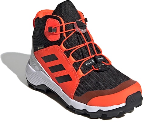 (Preschool) adidas Terrex Mid Gore-Tex K 'Black Orange White' FW9757 Lookbook (Preschool) adidas Terrex Mid Gore-Tex K 'Black Orange White' FW9757