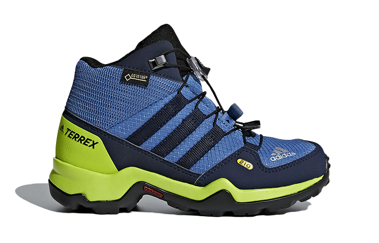 Order (PS) adidas Terrex Mid GTX K Chaussures Bleu/Noir/Vert CM7710