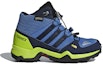 Order (PS) adidas Terrex Mid GTX K Kasut Biru/Hitam/Hijau CM7710