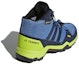 Shop (PS) adidas Terrex Mid GTX K Kasut Biru/Hitam/Hijau CM7710