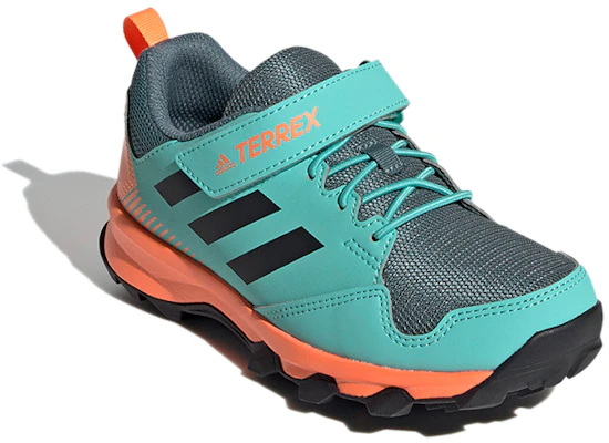 兒童 adidas Terrex Tracerocker Cf 登山鞋 綠橙色 Lookbook 兒童 adidas Terrex Tracerocker Cf 登山鞋 綠橙色