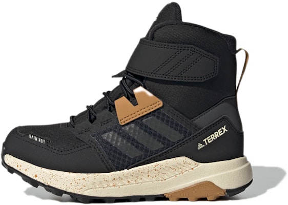 (Preschool) adidas Terrex Trailmaker High Cold.RDY K 'Carbon Black' FZ2611 Buy (Preschool) adidas Terrex Trailmaker High Cold.RDY K 'Carbon Black' FZ2611