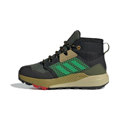 (PS) adidas Terrex Trailmaker Mid Rain.Rdy K 'Black Green'