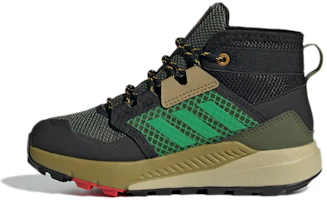 (Preschool) adidas Terrex Trailmaker Mid Rain.Rdy K 'Black Green' FW9323 (Preschool) adidas Terrex Trailmaker Mid Rain.Rdy K 'Black Green' FW9323