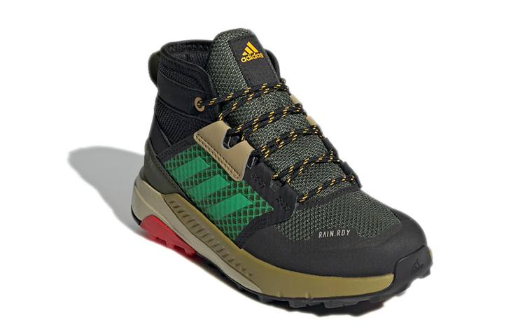 Lookbook (PS) adidas Terrex Trailmaker Mid Rain.Rdy K ''Noir Vert'' FW9323