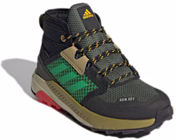 Lookbook 兒童 adidas Terrex Trailmaker 高筒 Rain.Rdy K 黑綠