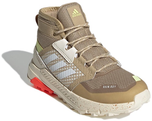 (Preschool) adidas Terrex Trailmaker Mid Rain.Rdy K 'Beige Brown' FZ2591 Lookbook (Preschool) adidas Terrex Trailmaker Mid Rain.Rdy K 'Beige Brown' FZ2591