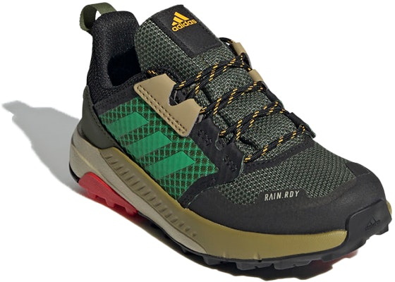 (PS) adidas Terrex Trailmaker Rain.Rdy Hiking K Kasut 'Hijau' FW9326 Lookbook (PS) adidas Terrex Trailmaker Rain.Rdy Hiking K Kasut 'Hijau' FW9326