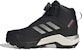 (PS) adidas Terrex Winter Mid Boa Hiking Shoes 'Hitam Perak Metalik' FU7272
